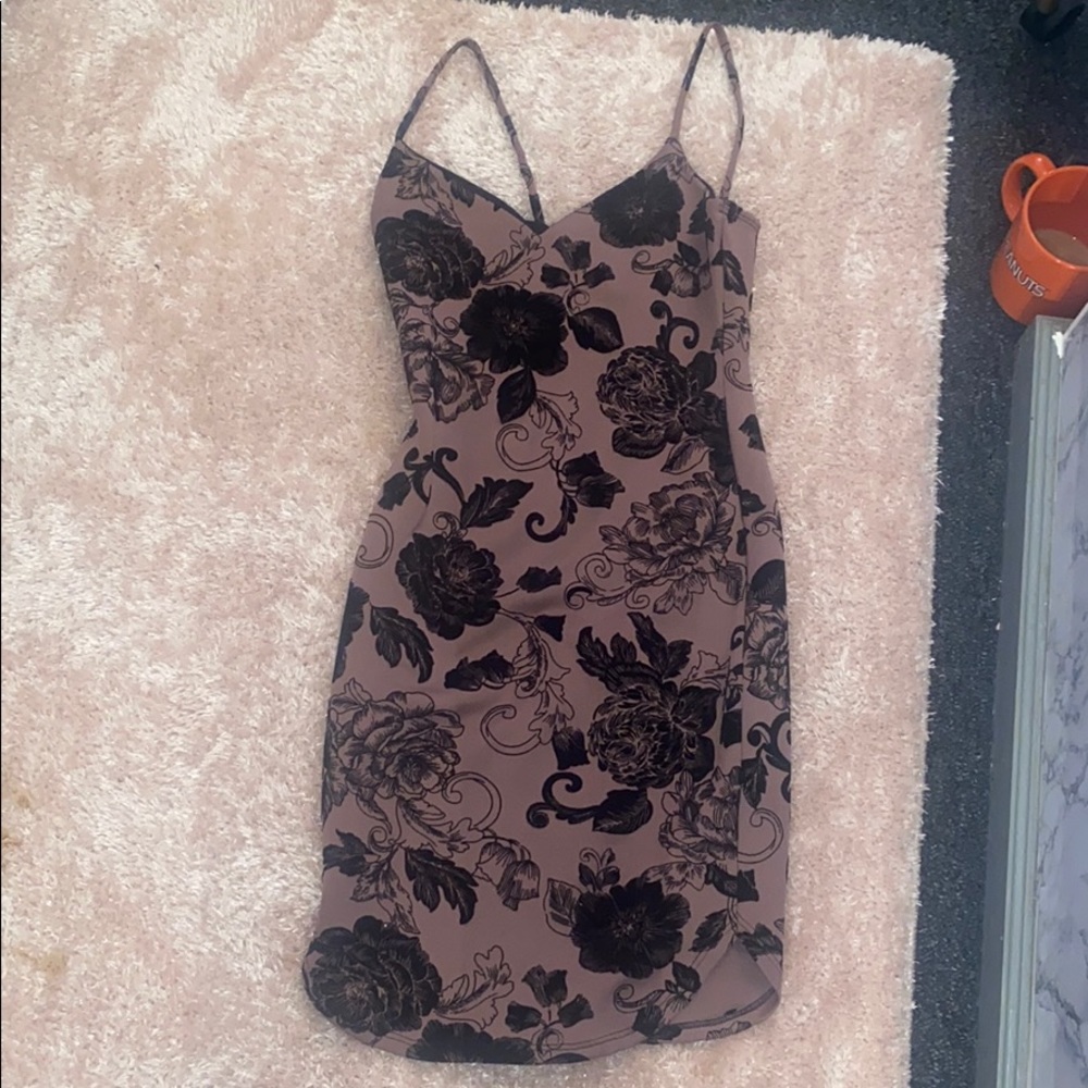 Lavender floral dress worn once